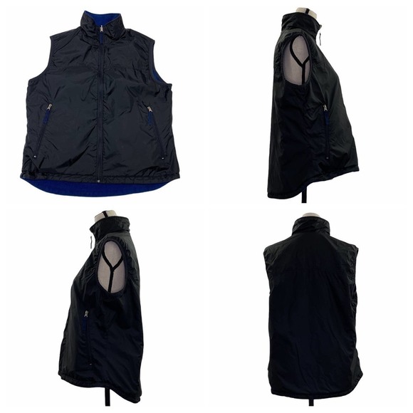 OLD Navy Athletic Reversible Black Blue Vest 1X - Picture 12 of 12